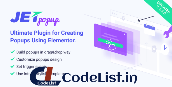 JetPopup v1.1.0 – Popup Addon for Elementor