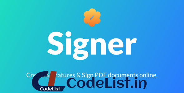 Signer v3.0 – Create Digital signatures and Sign PDF documents online