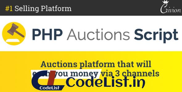 PHP Auctions Script v1.1.1 – nulled