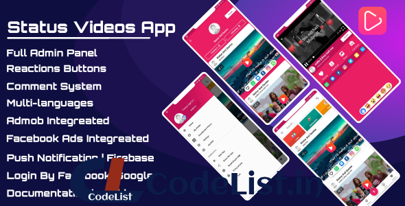 Status Videos App – Pro