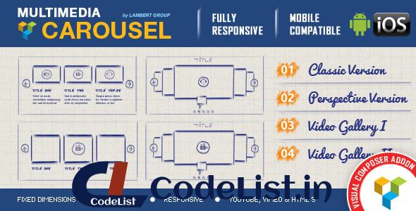 Multimedia Carousel v1.3.2.1 – Visual Composer Addon