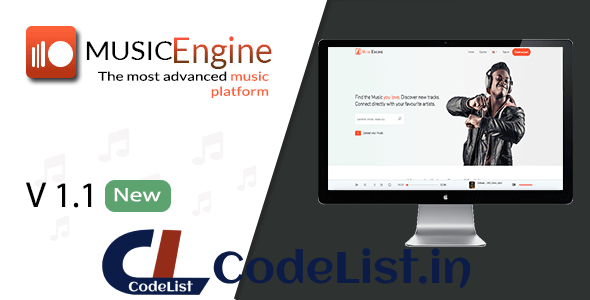 MusicEngine v1.1 – Social Music Sharing Platform – nulled