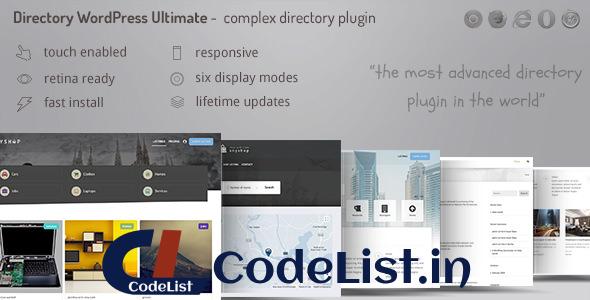 Directory ultimate PRO WordPress v1.0