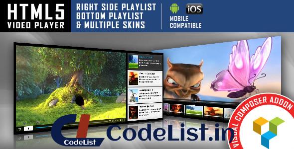 HTML5 Video Player v1.2.5.2 – Visual Composer Addon