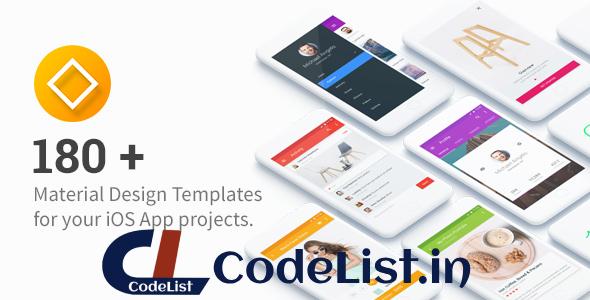 UI Templates for IOS – 180++ UI Templates for your IOS App Projects