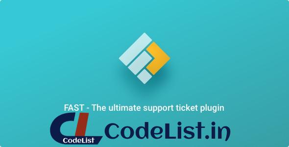 FAST v1.15.3 – WordPress Support Ticket Plugin