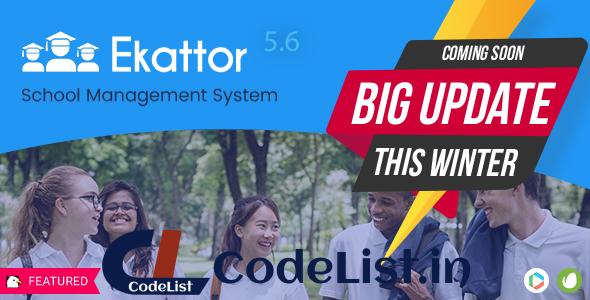 Ekattor School Management System Pro v5.6 – nulled