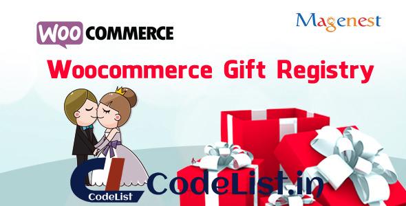 Woocommerce Gift Registry v2.5