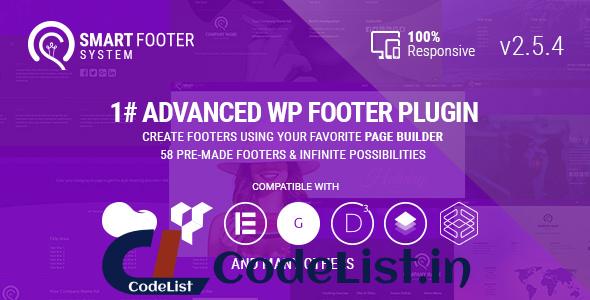 Smart Footer System v2.5.4 – Footer Plugin for WordPress