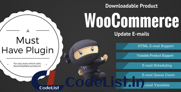 WooCommerce Downloadable Product Update E-mails v2.0.4