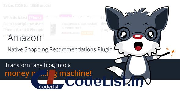 Amazon Native Shopping Recommendations Plugin v1.3