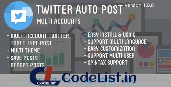 Twitter Auto Post Multi Accounts