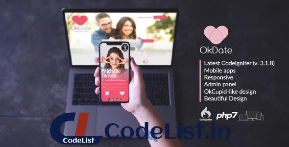 OkDate v3.2 – Dating Script and Apps