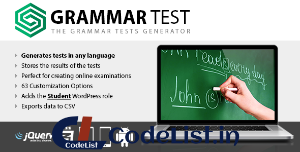 Grammar Test v1.16 – Premium Plugin