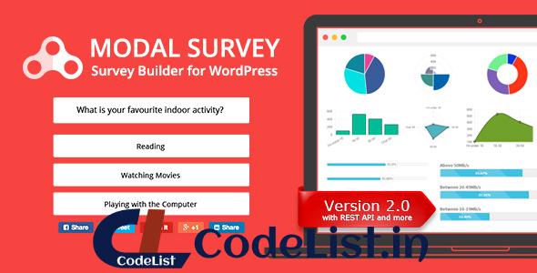 Modal Survey v2.0.2.0.1 – WordPress Poll, Survey & Quiz Plugin