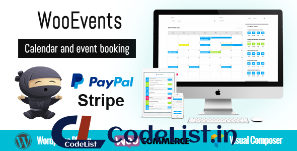 WooEvents v4.1.3 – Calendar and Event Booking