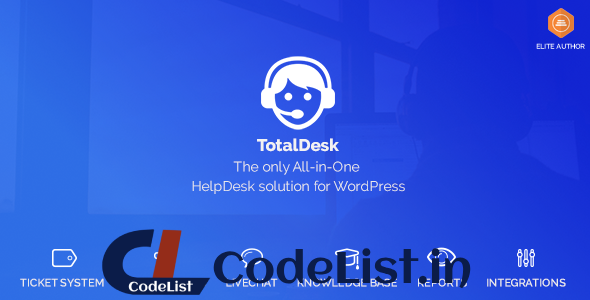 TotalDesk v1.8.1 – Helpdesk, Knowledge Base & Ticket System