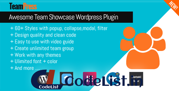 TeamPress v1.5.1 – Team Showcase plugin