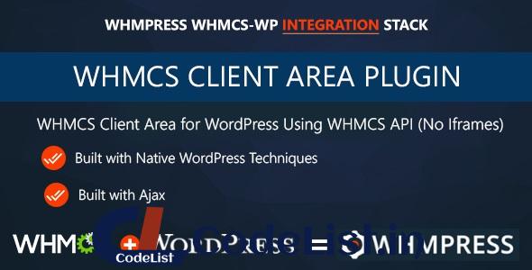 WHMCS Client Area for WordPress by WHMpress v4.3