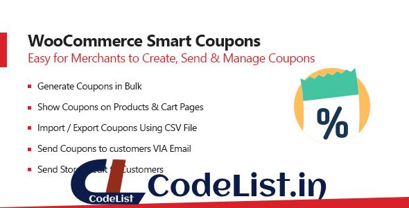 WooCommerce Smart Coupons Plugin v1.1.1