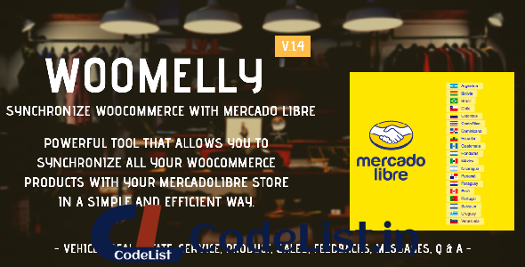 Woomelly v1.4.3 – Synchronize Woocommerce with MercadoLibre