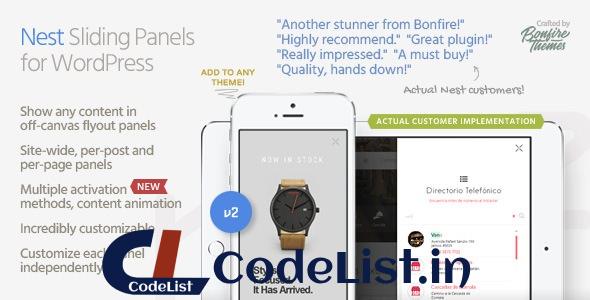 Nest v2.2 – Flyout Sliding Panels for WordPress