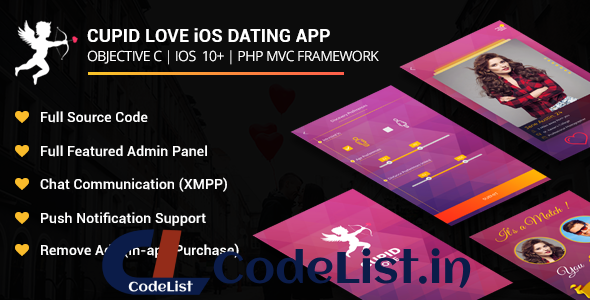 Cupid love iOS Native Application