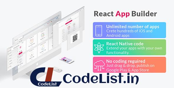 React App Builder – Unlimited number of apps