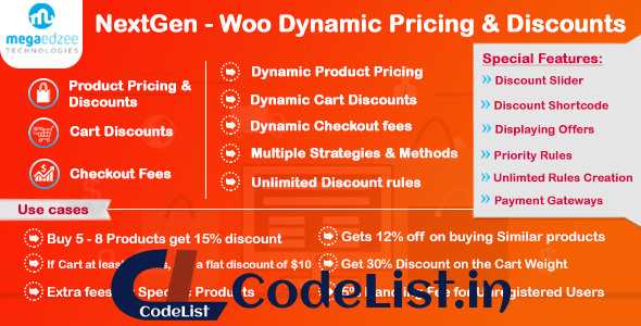 NextGen v5.0.5 – WooCommerce Dynamic Pricing and Discounts