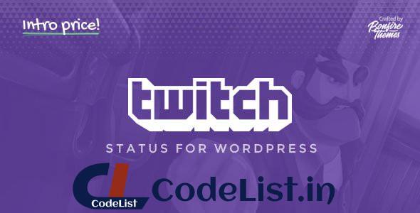 Twitch Status for WordPress v1.3