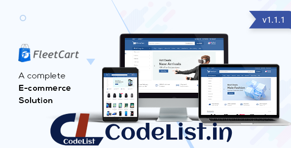 FleetCart v1.1 – Laravel Ecommerce System