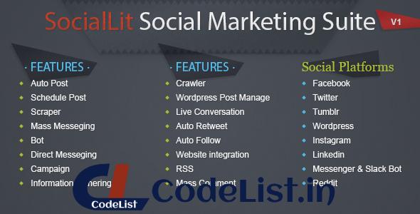 SocialLit v1.0 – Social Marketing Suite