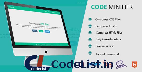 Code Minifier – Compress CSS JS & HTML Files