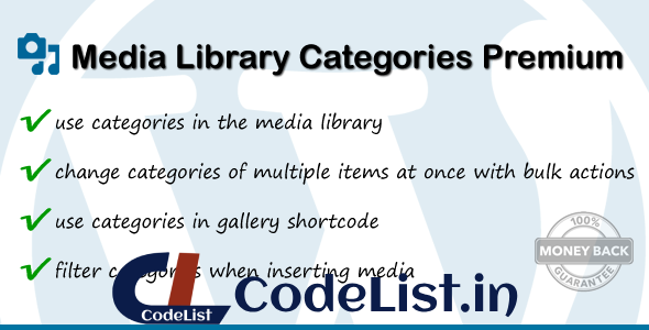 Media Library Categories Premium v2.4.2