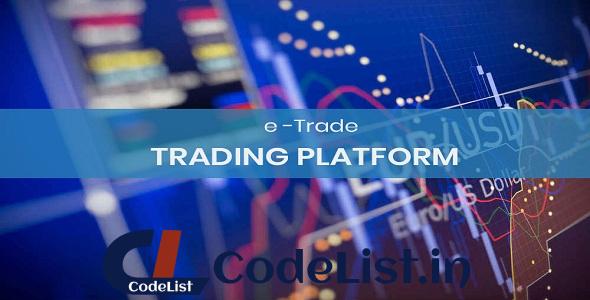 eTrade – Online Trading Platform