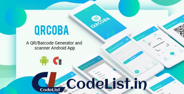 QRcoba v2.0 – A QR/Barcode Generator and Scanner Android App with Admob