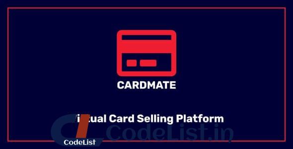 CardMate v1.0 – Virtual PrePaid Card Selling Platform – nulled