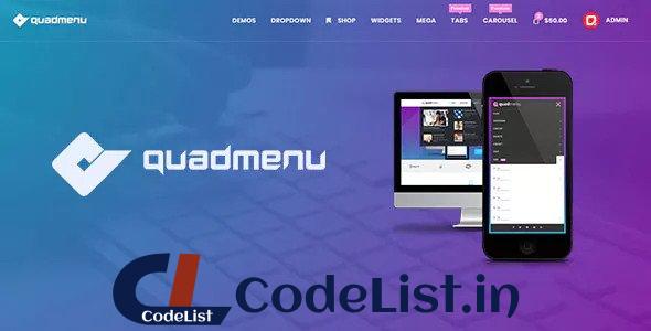 QuadMenu v3.1.0 – Themes Developer Mega Menu