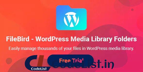 FileBird v4.0.7 – WordPress Media Library Folders