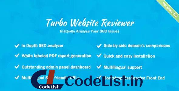 Turbo Website Reviewer v1.7 – In-depth SEO Analysis Tool