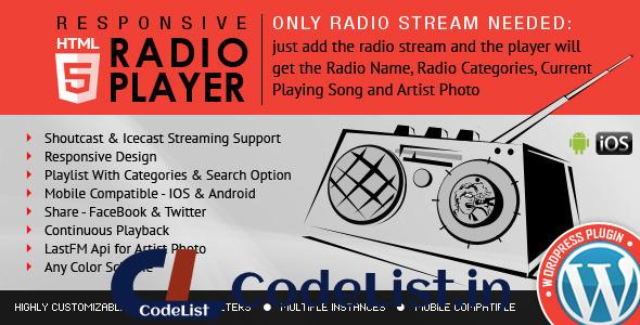 Radio Player Shoutcast & Icecast v4.4.5