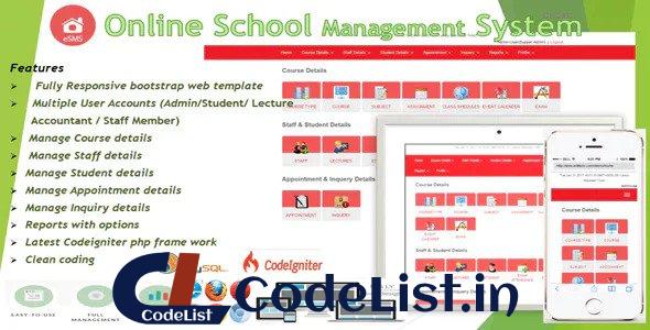 eSMS – Online School Management System