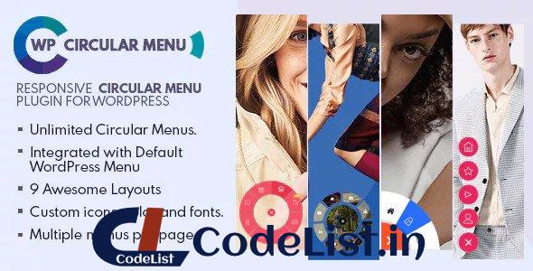 WP Circular Menu v1.0.0 – Responsive Circular Menu