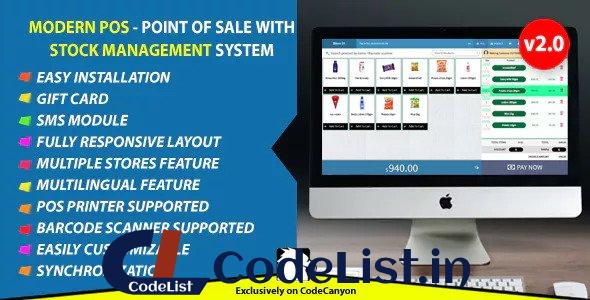 Modern POS v2.0 – Point of Sale with Stock Management System