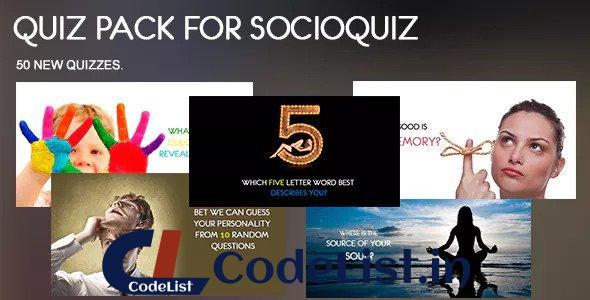 50 Quiz Pack for SocioQuiz