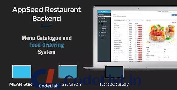 AppSeed Restaurant Backend Lite – Full MEAN Stack Application