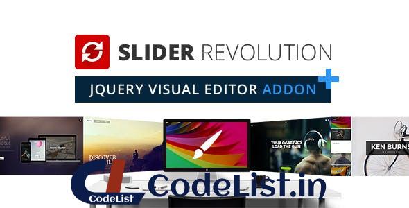 Slider Revolution jQuery Visual Editor Addon 5.4.8.1