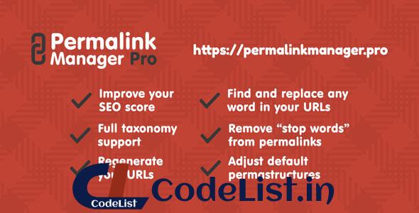 Permalink Manager Pro v2.4.4 – WordPress Plugin