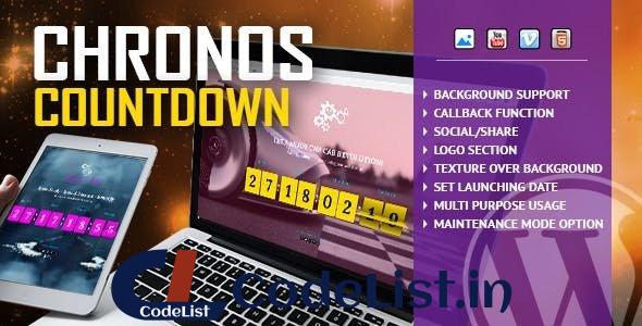 Chronos CountDown v1.1 – Responsive Flip Timer