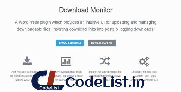 Download Monitor v4.4.0 + Extensions